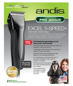 Andis Excel 5 Speed Clipper -Pet Supplies Store AN 65435 3