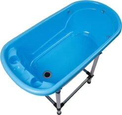 Small Portable Bath Tub For Dogs And Cats (Blue) -Pet Supplies Store CZ H115B 4