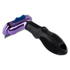 Furminator DeShedding Tool - Large Cat Short Hair Metallic [Purple] -Pet Supplies Store FU 01225 4