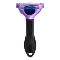 Furminator DeShedding Tool - Large Cat Short Hair Metallic [Purple] -Pet Supplies Store FU 01225 5