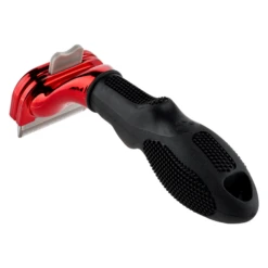Furminator DeShedding Tool - Small Dog Long Hair Metallic [Red] -Pet Supplies Store FU 02514 4