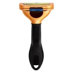 Furminator DeShedding Tool - Medium Dog Short Hair Metalic [Rose Gold] -Pet Supplies Store FU 02515 5