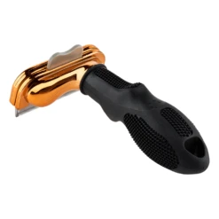 Furminator DeShedding Tool - Medium Dog Long Hair Metalic [Rose Gold] -Pet Supplies Store FU 02516 4