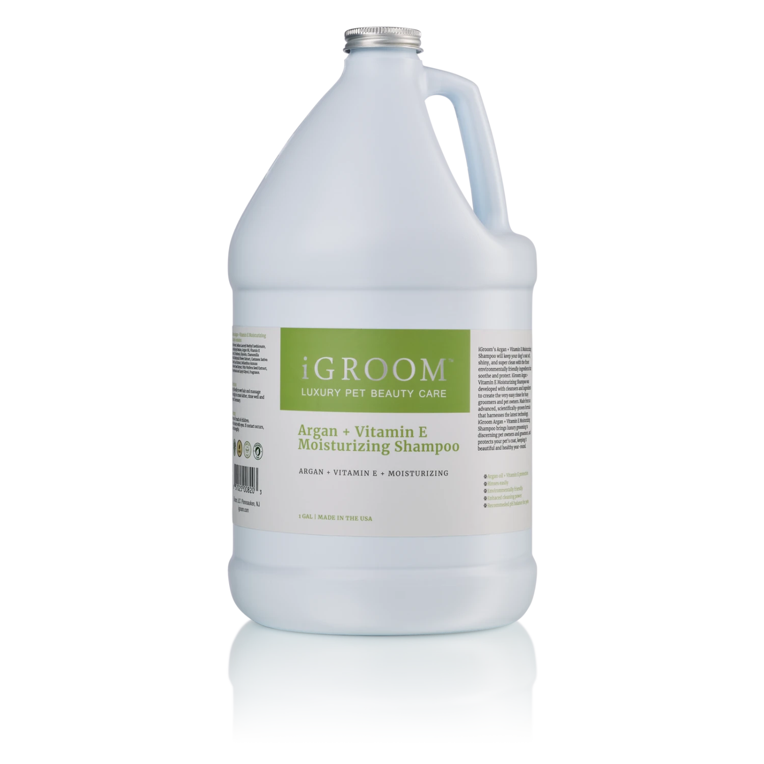 IGroom Argan + Vitamin E Moisturizing Shampoo 1 Gallon (3.8L) 3 IGroom Argan + Vitamin E Moisturizing Shampoo 1 Gallon (3.8L)