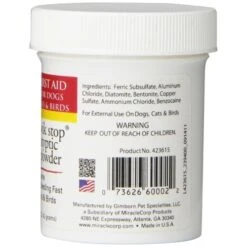 Kwik Stop Styptic Powder 1.5oz (42g) -Pet Supplies Store MC 60002 2
