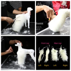 Mr. Jiang Practice Leg Hair [FRONT LEFT] / Model Dog -Pet Supplies Store MJ PH01L 4