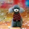 Mr. Jiang Teddy Bear Full Body Coat / Model Dog [Grey] -Pet Supplies Store MJ TB02G