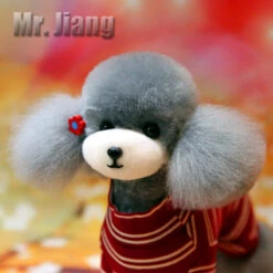 Mr. Jiang Teddy Bear Full Body Coat / Model Dog [Grey] -Pet Supplies Store MJ TB02G 2