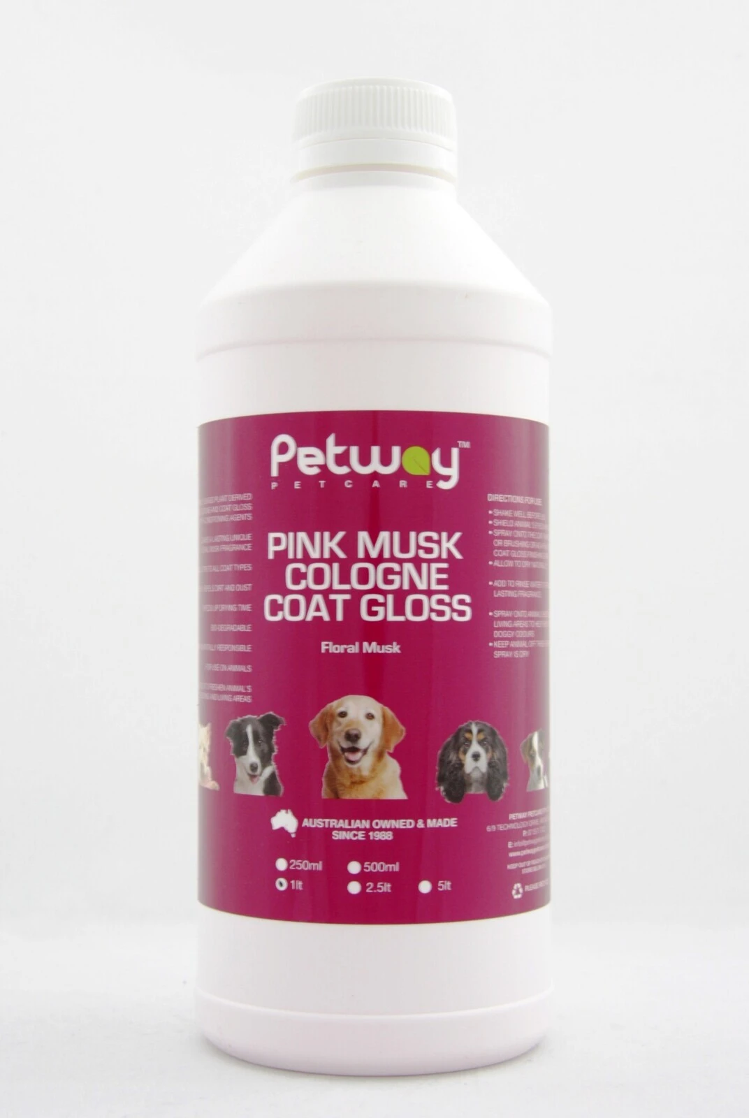 Petway Pink Musk Cologne Coat Gloss 1L 3 Petway Pink Musk Cologne Coat Gloss 1L