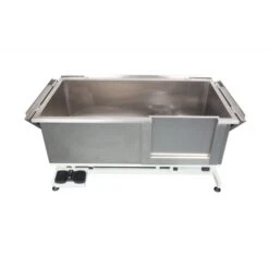 Shernbao Stainless Steel Electric Lifting Bath Tub (Lift Door) -Pet Supplies Store S BTS130E 1