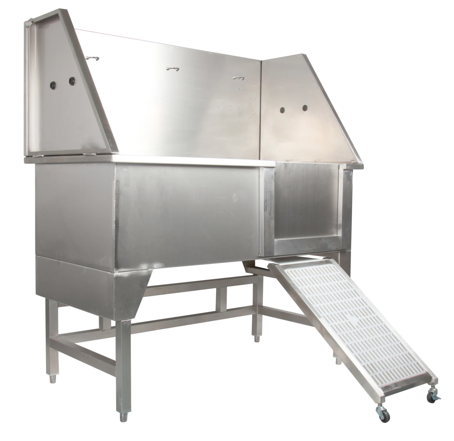 Shernbao Ultra Strong Stainless Steel Bath With Ramp 3 Shernbao Ultra Strong Stainless Steel Bath With Ramp