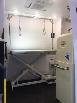 Shernbao Electric Lifting Table With LED Light And H Frame -Pet Supplies Store S FT829 H 4