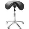 Ergonomic Saddle Stool With Planetary Casters -Pet Supplies Store S GC002SW