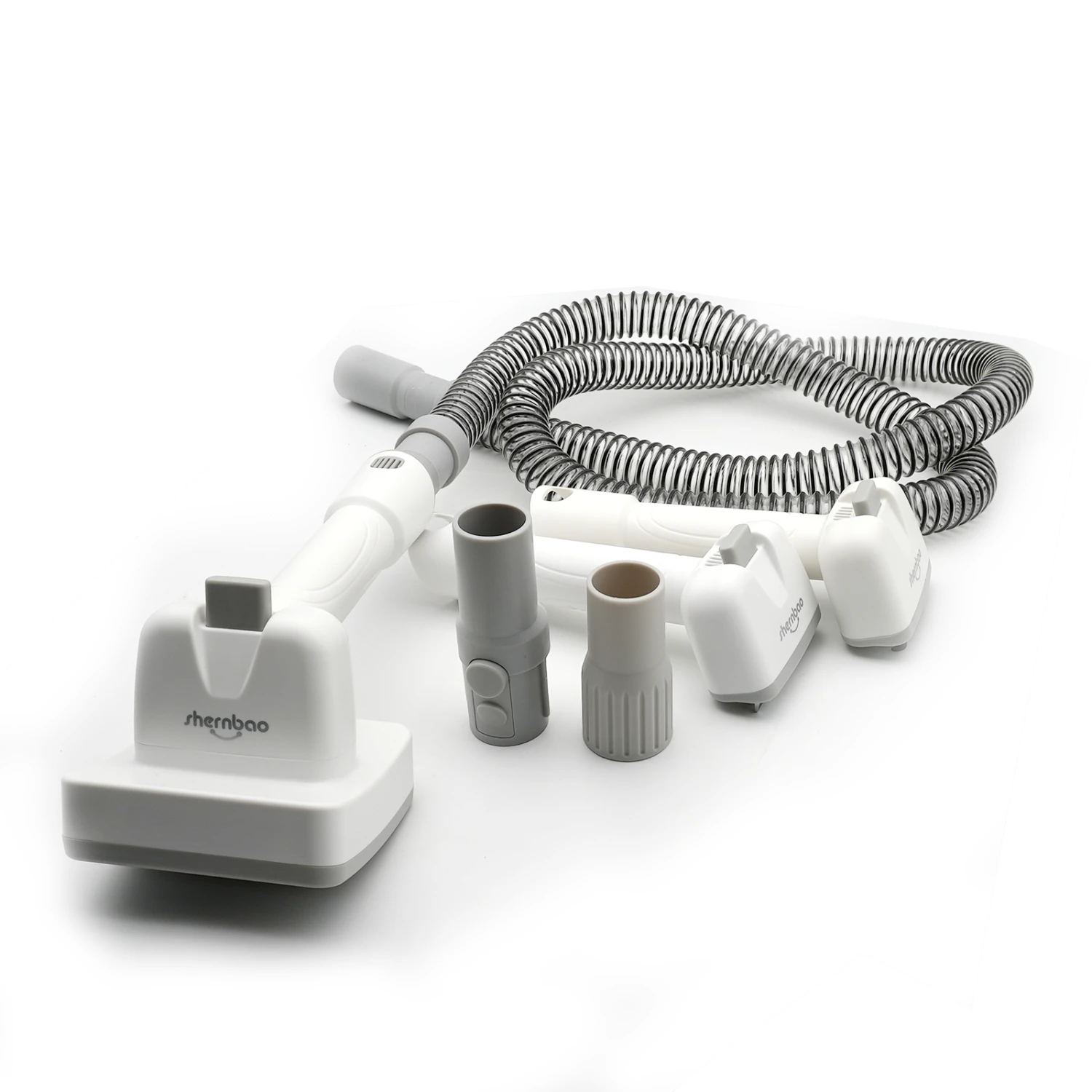 Shernbao Self-Cleaning Pet Brush Kit For Vacuum Cleaners