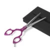 Shark Teeth Asian Fusion Shear Straight 6.5" [Purple] -Pet Supplies Store S STCS650 PP