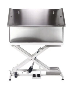 Aeolus Round Cornered Stainless Steel Electric Lifting Bath Tub 17 Aeolus Round Cornered Stainless Steel Electric Lifting Bath Tub -Pet Supplies Store T BTS138E 5