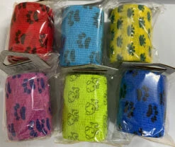 1 Roll Of Elastic Bandage 4.5m Mixed Colour 7.5cm -Pet Supplies Store T EB 03 2