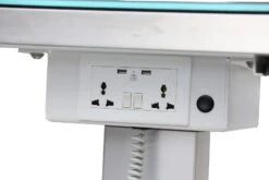 Aeolus LED Lighting Pedestal Lifting Table With Under Table Wheels -Pet Supplies Store T FT893 2