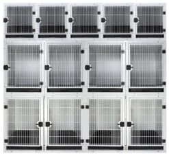 Aeolus KA505T Powder Coated Modular Cage - Medium -Pet Supplies Store T KA505TM 2