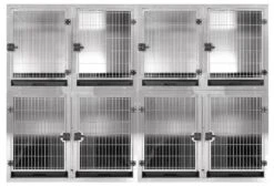 Aeolus KA505T Stainless Steel Modular Cage - Small -Pet Supplies Store T KA505TS 201 3