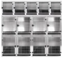 Aeolus KA505T Stainless Steel Modular Cage - Small -Pet Supplies Store T KA505TS 201 5