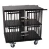 Aeolus 4-Berth Show Trolley With 4" Nylon Wheels - Large [Black] -Pet Supplies Store T KB511NAF BK Kit