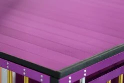 Aeolus 4-Berth Show Trolley With 6" Rubber Wheels - Large [Gold And Purple] -Pet Supplies Store T KB511NAF GP Kit6W 3