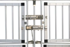 Aeolus 4-Berth Show Trolley With 6" Rubber Wheels - Large [Silver] -Pet Supplies Store T KB511NAF SL Kit6W 4