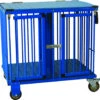 Aeolus 2-Berth Show Trolley With 4" Nylon Wheels - Large [Blue] -Pet Supplies Store T KB511NAT BU Kit