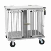 Aeolus 2-Berth Show Trolley With 6" Rubber Wheels - Large [Silver]