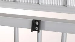 Aeolus 2-Berth Show Trolley With 6" Rubber Wheels - Large [Silver] -Pet Supplies Store T KB511NAT SL Kit6W 3