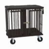 Aeolus 2-Berth Show Trolley With 6" Rubber Wheels - Small [Black] -Pet Supplies Store T KB513NAT BK Kit6W