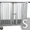 Aeolus 2-Berth Show Trolley With 4" Nylon Wheels - Small [Silver] -Pet Supplies Store T KB513NAT SL Kit
