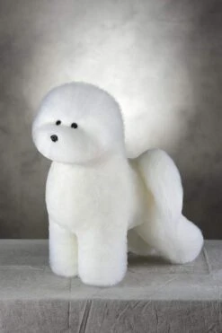 KissGrooming Bichon Frise Coat For Model Dog Mannequin [White] -Pet Supplies Store T RMD32A1 1