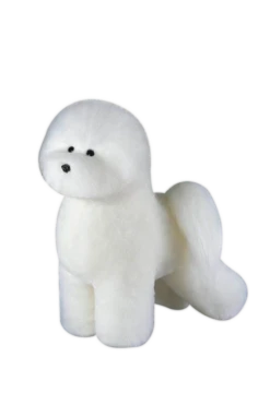 KissGrooming Bichon Frise Coat For Model Dog Mannequin [White] -Pet Supplies Store T RMD32A1 2