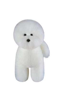 KissGrooming Bichon Frise Coat For Model Dog Mannequin [White] -Pet Supplies Store T RMD32A1 3