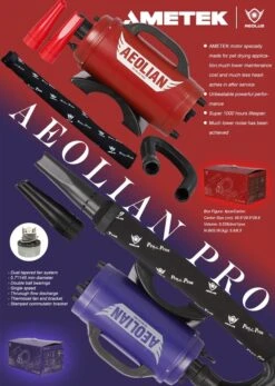 Aeolus Aeolian PRO Grooming Blaster Dryer With Heater - Blue Purple -Pet Supplies Store T TD901GTP PP 2