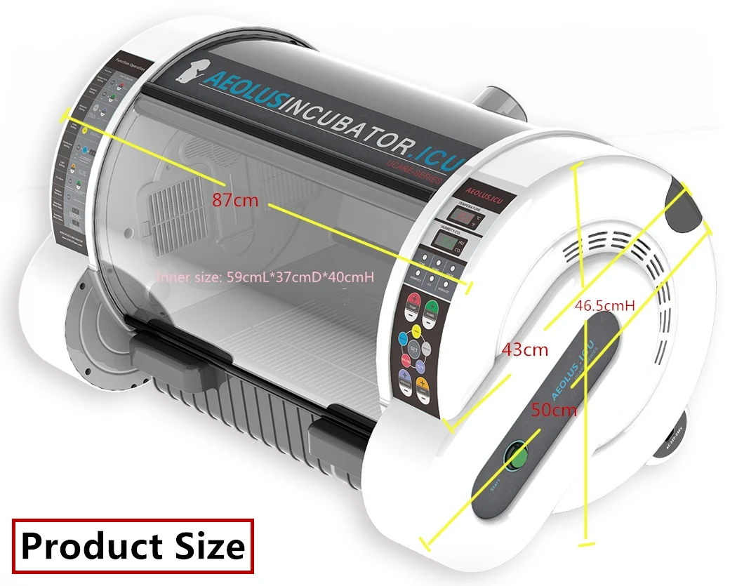 Aeolus Pet Incubator ICU Intensive Care For Small Animals UC1803 + Free Humidifier 8 Aeolus Pet Incubator ICU Intensive Care For Small Animals UC1803 + Free Humidifier - Image 6