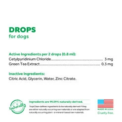 Tropiclean Fresh Breath Drops 52ml -Pet Supplies Store TC 00197 2