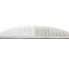 Utsumi 6.5" Half Moon Shape Comb - Silver
