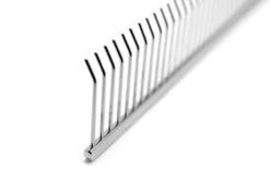 Utsumi 7.5" ECO Special #1S Brass Comb, Curved Tip - Silver