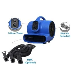 XPower Multi Drying Kit For X430TF Cage Dryer / Air Mover -Pet Supplies Store XP 430MDK 4